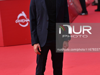 Gianni Veronesi attends the ''LA VALANGA AZZURRA'' red carpet during the 19th Rome Film Festival at Auditorium Parco Della Musica in Rome, I...