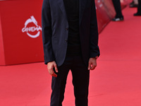 Gianni Veronesi attends the ''LA VALANGA AZZURRA'' red carpet during the 19th Rome Film Festival at Auditorium Parco Della Musica in Rome, I...