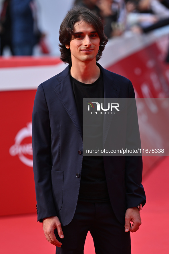 Gianni Veronesi attends the ''LA VALANGA AZZURRA'' red carpet during the 19th Rome Film Festival at Auditorium Parco Della Musica in Rome, I...