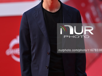 Gianni Veronesi attends the ''LA VALANGA AZZURRA'' red carpet during the 19th Rome Film Festival at Auditorium Parco Della Musica in Rome, I...