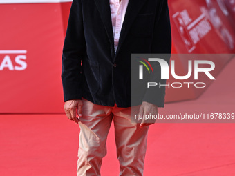 Paolo di Chiesa attends the ''LA VALANGA AZZURRA'' red carpet during the 19th Rome Film Festival at Auditorium Parco Della Musica in Rome, I...