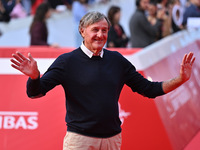 Piero Gros attends the ''LA VALANGA AZZURRA'' red carpet during the 19th Rome Film Festival at Auditorium Parco Della Musica in Rome, Italy,...