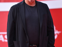 Giovanni Veronesi attends the ''LA VALANGA AZZURRA'' red carpet during the 19th Rome Film Festival at Auditorium Parco Della Musica in Rome,...