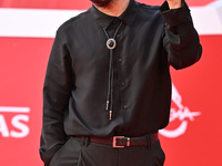 Giuliano Sangiorgi attends the ''LA VALANGA AZZURRA'' red carpet during the 19th Rome Film Festival at Auditorium Parco Della Musica in Rome...