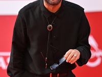 Giuliano Sangiorgi attends the ''LA VALANGA AZZURRA'' red carpet during the 19th Rome Film Festival at Auditorium Parco Della Musica in Rome...