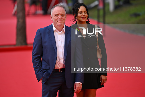 DENNIS LEHANE attends the red carpet during the 19th Rome Film Festival at Auditorium Parco Della Musica in Rome, Italy, on October 18, 2024...