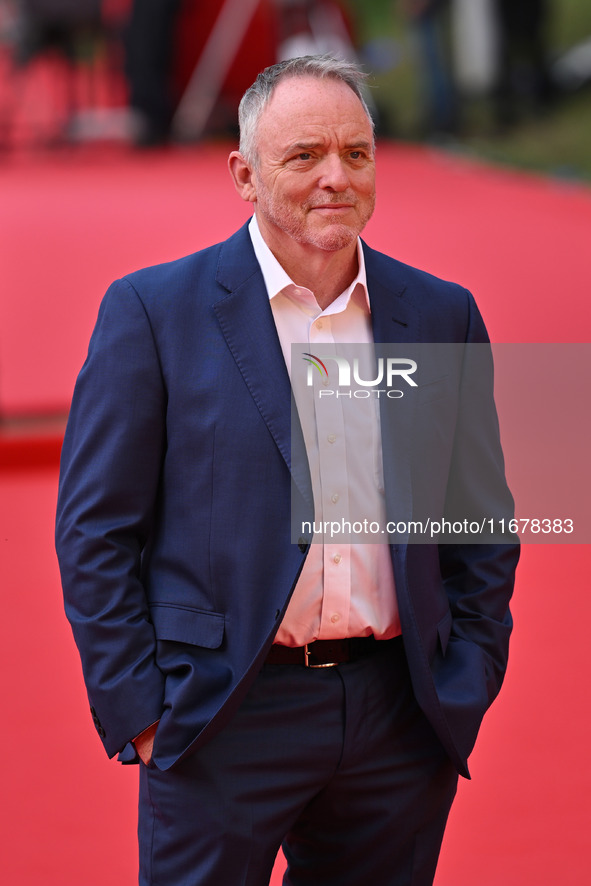 DENNIS LEHANE attends the red carpet during the 19th Rome Film Festival at Auditorium Parco Della Musica in Rome, Italy, on October 18, 2024...