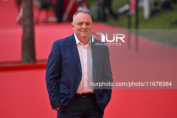 DENNIS LEHANE attends the red carpet during the 19th Rome Film Festival at Auditorium Parco Della Musica in Rome, Italy, on October 18, 2024...