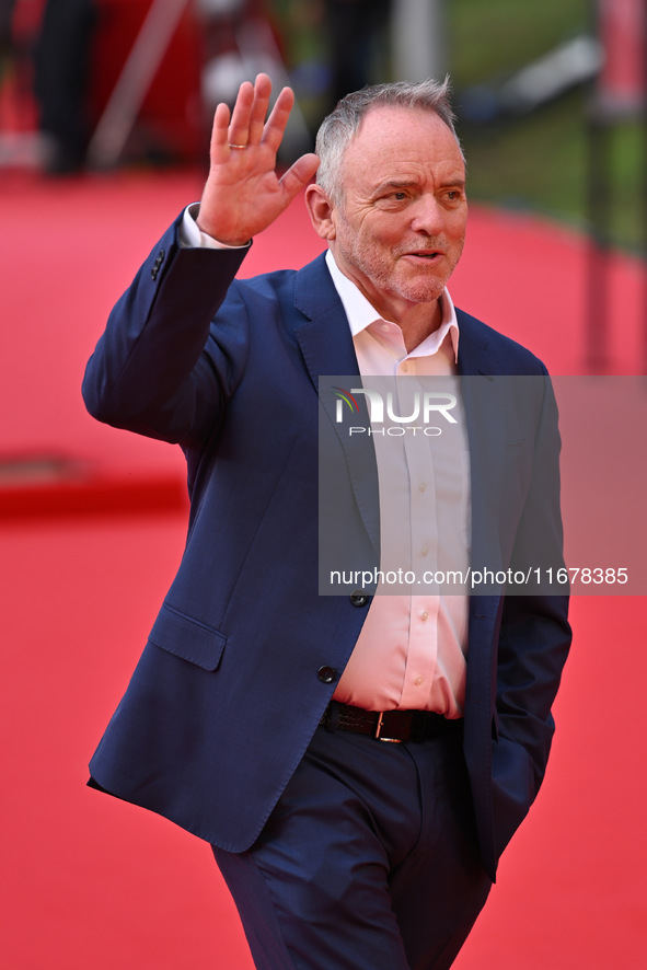 DENNIS LEHANE attends the red carpet during the 19th Rome Film Festival at Auditorium Parco Della Musica in Rome, Italy, on October 18, 2024...