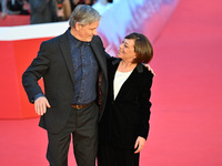 Viggo Mortensen attends the ''THE DEAD DON'T HURT (I MORTI NON FERISCONO)'' red carpet during the 19th Rome Film Festival at Auditorium Parc...