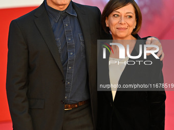 Viggo Mortensen attends the ''THE DEAD DON'T HURT (I MORTI NON FERISCONO)'' red carpet during the 19th Rome Film Festival at Auditorium Parc...