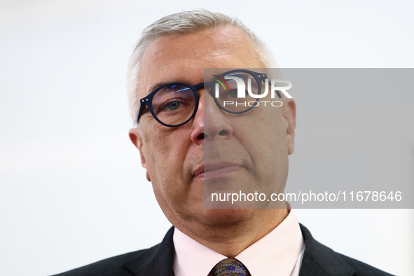 Parliament member Przemyslaw Czarnek at Polish Parliament in Warsaw, Poland on October 18, 2024. 