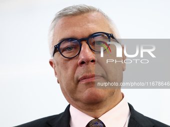 Parliament member Przemyslaw Czarnek at Polish Parliament in Warsaw, Poland on October 18, 2024. (