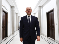 Parliament member Marcin Przydacz at Polish Parliament in Warsaw, Poland on October 18, 2024. (