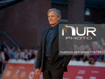 Viggo Mortensen attends the ''The Dead Don't Hurt'' red carpet during the 19th Rome Film Festival at Auditorium Parco Della Musica in Rome,...