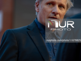 Viggo Mortensen attends the ''The Dead Don't Hurt'' red carpet during the 19th Rome Film Festival at Auditorium Parco Della Musica in Rome,...