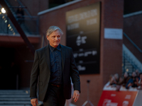 Viggo Mortensen attends the ''The Dead Don't Hurt'' red carpet during the 19th Rome Film Festival at Auditorium Parco Della Musica in Rome,...