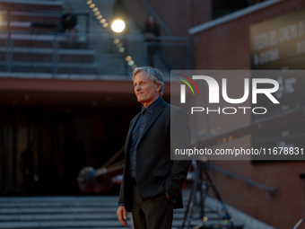 Viggo Mortensen attends the ''The Dead Don't Hurt'' red carpet during the 19th Rome Film Festival at Auditorium Parco Della Musica in Rome,...