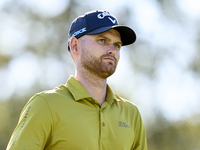 Daniel Gavins of England looks on the 9th hole on day two of the Estrella Damm N.A. Andalucia Masters 2024 at Real Club de Golf Sotogrande i...