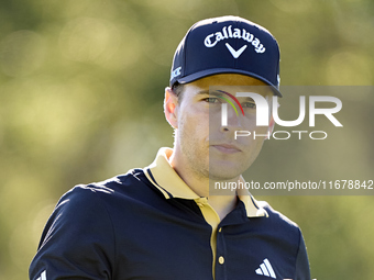 Matthew Jordan of England looks on the 9th hole on day two of the Estrella Damm N.A. Andalucia Masters 2024 at Real Club de Golf Sotogrande...