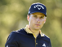 Matthew Jordan of England looks on the 9th hole on day two of the Estrella Damm N.A. Andalucia Masters 2024 at Real Club de Golf Sotogrande...