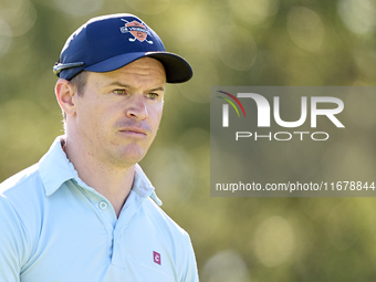 Daan Huizing of the Netherlands looks on the 9th hole on day two of the Estrella Damm N.A. Andalucia Masters 2024 at Real Club de Golf Sotog...