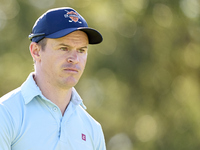 Daan Huizing of the Netherlands looks on the 9th hole on day two of the Estrella Damm N.A. Andalucia Masters 2024 at Real Club de Golf Sotog...