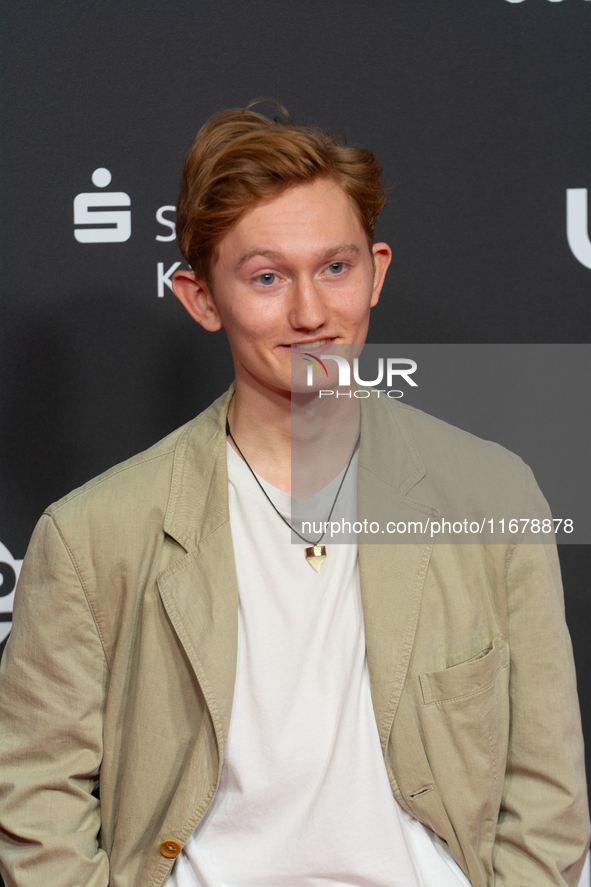 Konrad Neidhardt, a German actor, attends the screening of ''Uferpark - Gute Zeiten, Wilden Zeiten'' at Film Palast in Cologne, Germany, on...