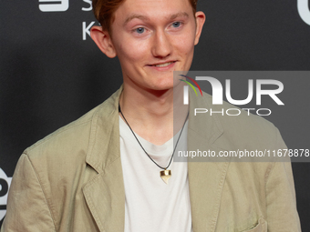 Konrad Neidhardt, a German actor, attends the screening of ''Uferpark - Gute Zeiten, Wilden Zeiten'' at Film Palast in Cologne, Germany, on...