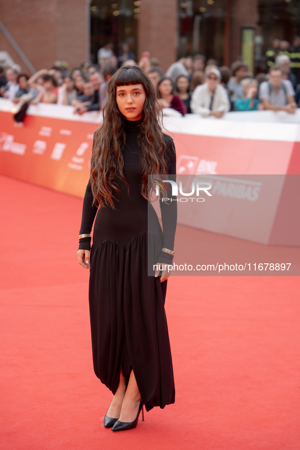 Gala Zohar Martinucci attends the ''Arsa'' red carpet during the 19th Rome Film Festival at Auditorium Parco Della Musica in Rome, Italy, on...