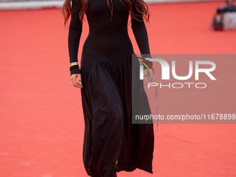 Gala Zohar Martinucci attends the ''Arsa'' red carpet during the 19th Rome Film Festival at Auditorium Parco Della Musica in Rome, Italy, on...