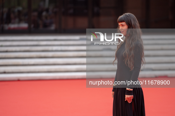 Gala Zohar Martinucci attends the ''Arsa'' red carpet during the 19th Rome Film Festival at Auditorium Parco Della Musica in Rome, Italy, on...