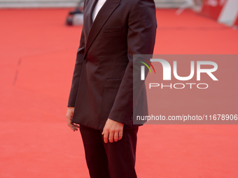 Jacopo Olmo Antinori attends the ''Arsa'' red carpet during the 19th Rome Film Festival at Auditorium Parco Della Musica in Rome, Italy, on...