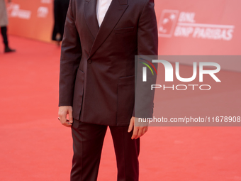 Jacopo Olmo Antinori attends the ''Arsa'' red carpet during the 19th Rome Film Festival at Auditorium Parco Della Musica in Rome, Italy, on...