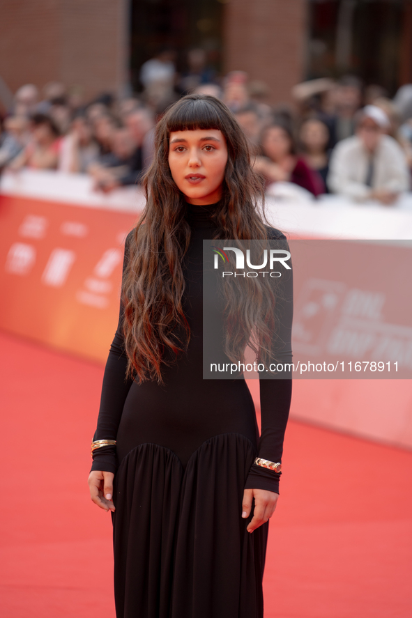 Gala Zohar Martinucci attends the ''Arsa'' red carpet during the 19th Rome Film Festival at Auditorium Parco Della Musica in Rome, Italy, on...