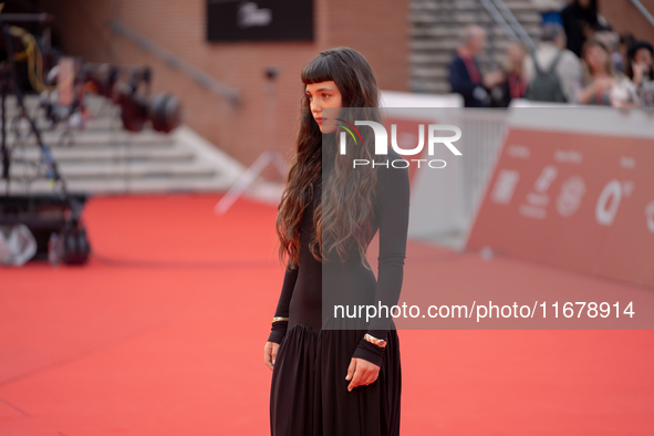 Gala Zohar Martinucci attends the ''Arsa'' red carpet during the 19th Rome Film Festival at Auditorium Parco Della Musica in Rome, Italy, on...