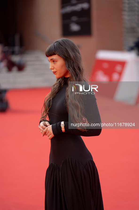 Gala Zohar Martinucci attends the ''Arsa'' red carpet during the 19th Rome Film Festival at Auditorium Parco Della Musica in Rome, Italy, on...