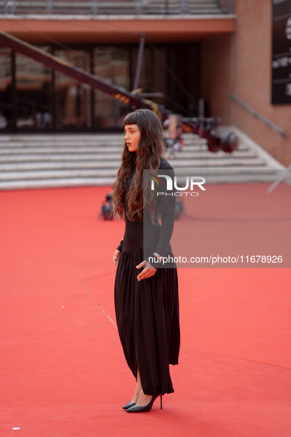 Gala Zohar Martinucci attends the ''Arsa'' red carpet during the 19th Rome Film Festival at Auditorium Parco Della Musica in Rome, Italy, on...