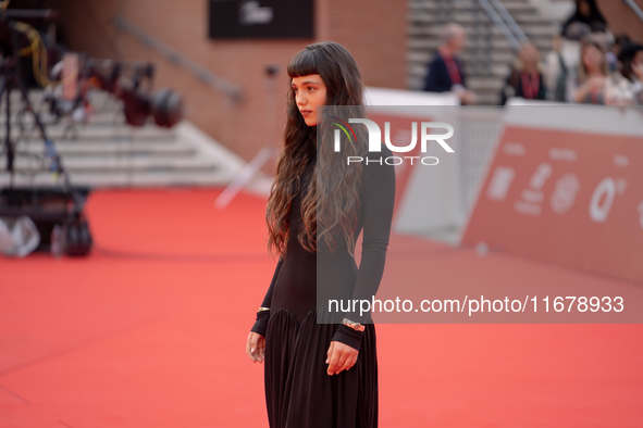 Gala Zohar Martinucci attends the ''Arsa'' red carpet during the 19th Rome Film Festival at Auditorium Parco Della Musica in Rome, Italy, on...