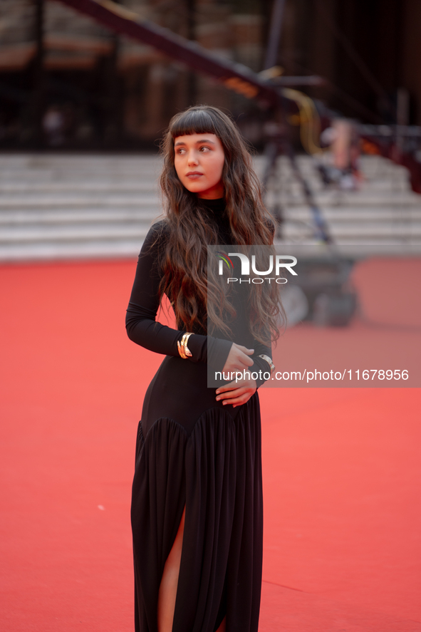 Gala Zohar Martinucci attends the ''Arsa'' red carpet during the 19th Rome Film Festival at Auditorium Parco Della Musica in Rome, Italy, on...