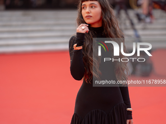 Gala Zohar Martinucci attends the ''Arsa'' red carpet during the 19th Rome Film Festival at Auditorium Parco Della Musica in Rome, Italy, on...