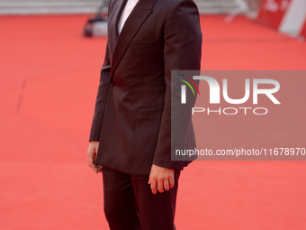 Jacopo Olmo Antinori attends the ''Arsa'' red carpet during the 19th Rome Film Festival at Auditorium Parco Della Musica in Rome, Italy, on...