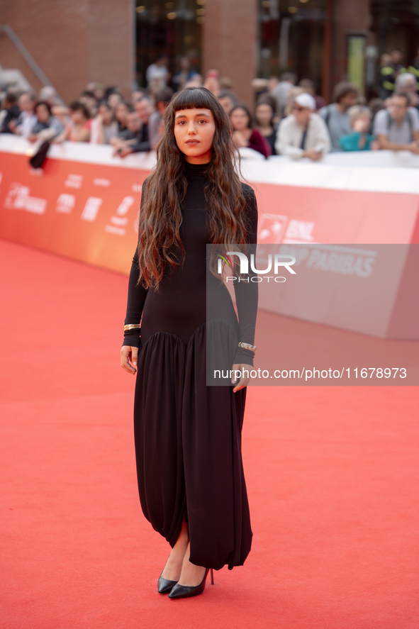 Gala Zohar Martinucci attends the ''Arsa'' red carpet during the 19th Rome Film Festival at Auditorium Parco Della Musica in Rome, Italy, on...