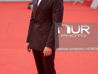 Jacopo Olmo Antinori attends the ''Arsa'' red carpet during the 19th Rome Film Festival at Auditorium Parco Della Musica in Rome, Italy, on...