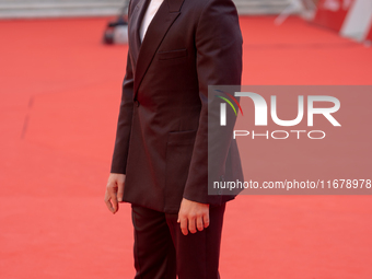 Jacopo Olmo Antinori attends the ''Arsa'' red carpet during the 19th Rome Film Festival at Auditorium Parco Della Musica in Rome, Italy, on...