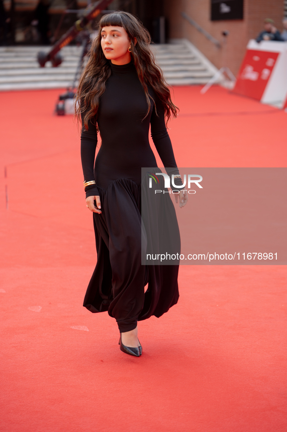 Gala Zohar Martinucci attends the ''Arsa'' red carpet during the 19th Rome Film Festival at Auditorium Parco Della Musica in Rome, Italy, on...