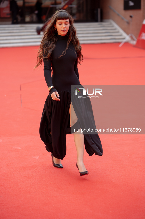 Gala Zohar Martinucci attends the ''Arsa'' red carpet during the 19th Rome Film Festival at Auditorium Parco Della Musica in Rome, Italy, on...