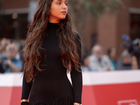 Gala Zohar Martinucci attends the ''Arsa'' red carpet during the 19th Rome Film Festival at Auditorium Parco Della Musica in Rome, Italy, on...