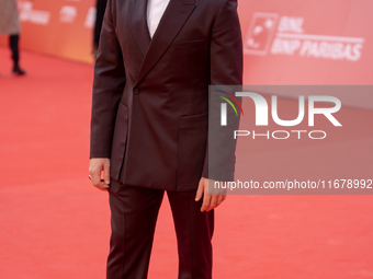 Jacopo Olmo Antinori attends the ''Arsa'' red carpet during the 19th Rome Film Festival at Auditorium Parco Della Musica in Rome, Italy, on...