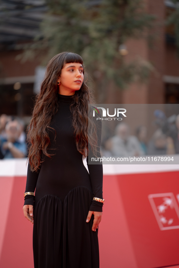 Gala Zohar Martinucci attends the ''Arsa'' red carpet during the 19th Rome Film Festival at Auditorium Parco Della Musica in Rome, Italy, on...